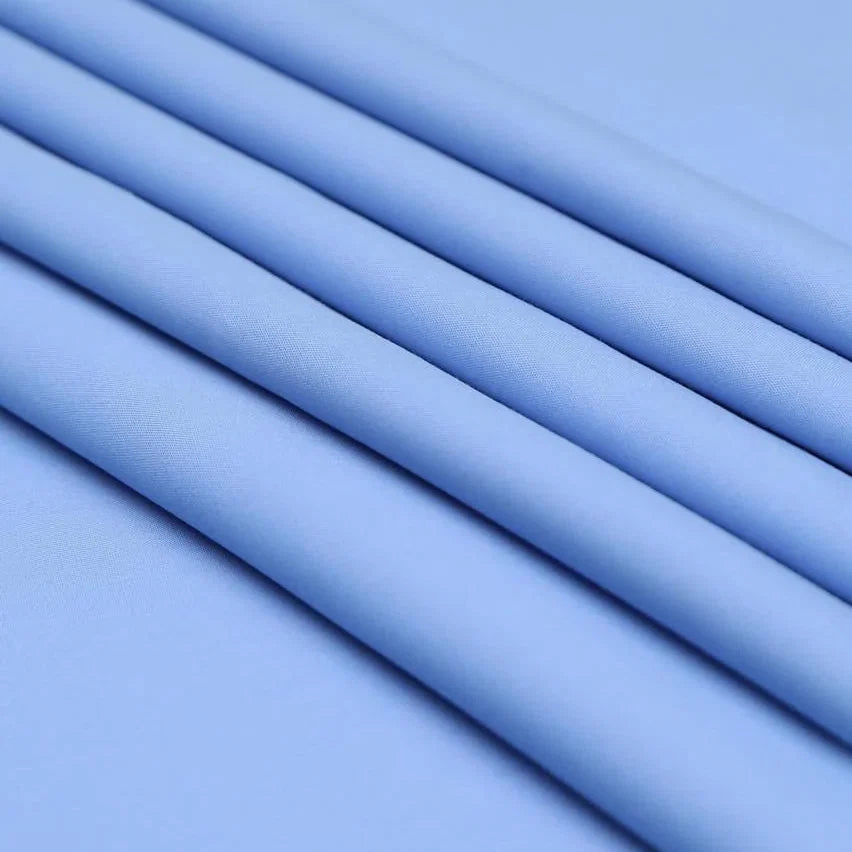 Sky Blue Wash N Wear Fabric