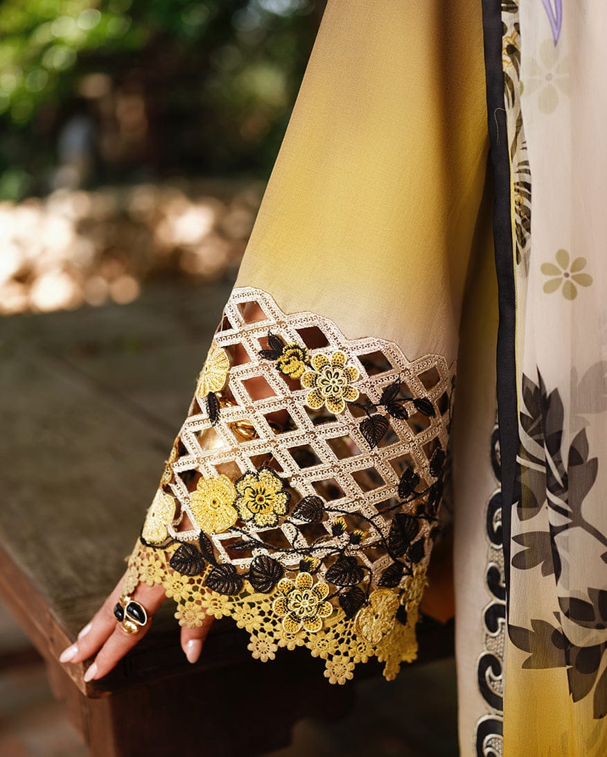 SR-MB206 Unstitched Digital Printed Lawn Suit 3pc With Digital Printed Lawn Dupatta