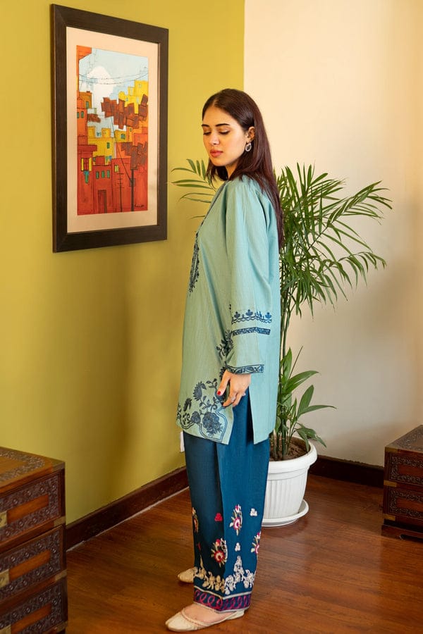 SR-AK930 Lawn Fully Embroidered 2pc