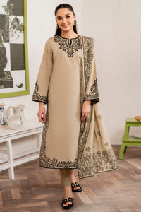 SR-SPL746 Unstitched Embroidered Dhanak Suit 3pc With Digital Printed Woolen Shawl