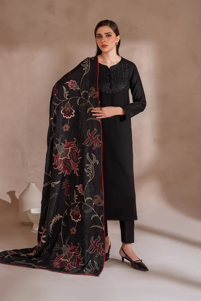 IZNIK-3PC LAWN EMBROIDERED SHIRT WITH LAWN EMBROIDERED DUPATTA & TROUSER-BIC-3618