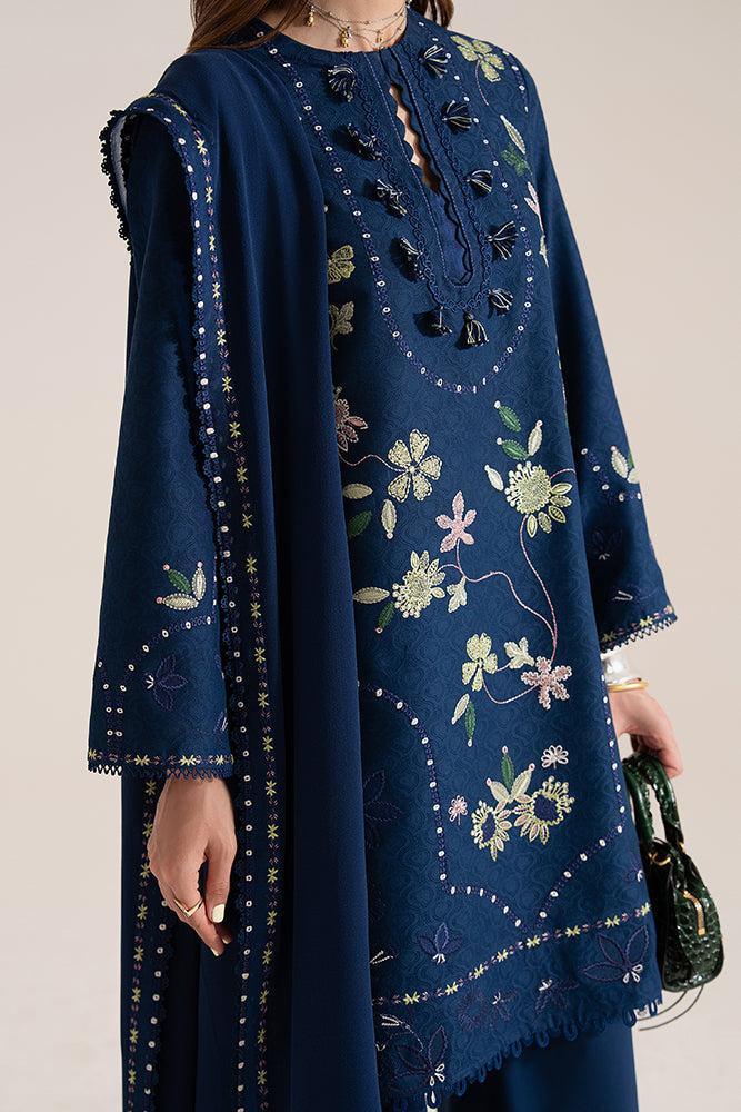 MARIA.B-3PC LAWN EMBROIDERED SHIRT WITH LAWN EMBROIDERED DUPATTA AND TROUSER-BIC-4715