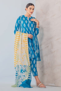 SR-CH144 Digital Printed Unstitched Lawn Suit 3pc With Monar Digital Printed Dupatta