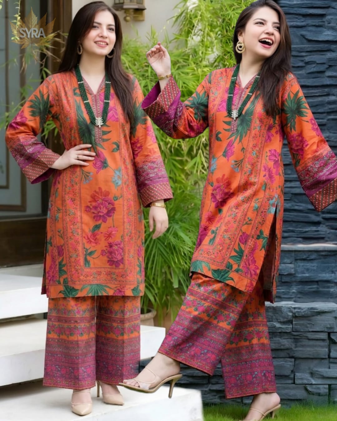 SR-SP506 Lawn Unstitched Digital Printed Suit