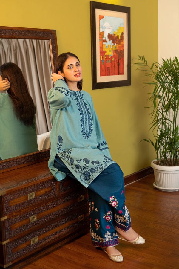 SR-AK930 Lawn Fully Embroidered 2pc