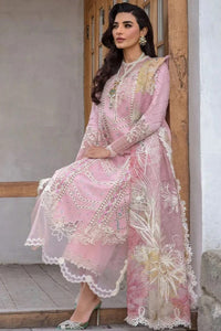 SR-CM2600 Lawn Unstitched 3pc Embroidered Suit With Embroidered Poly Lawn Dupatta