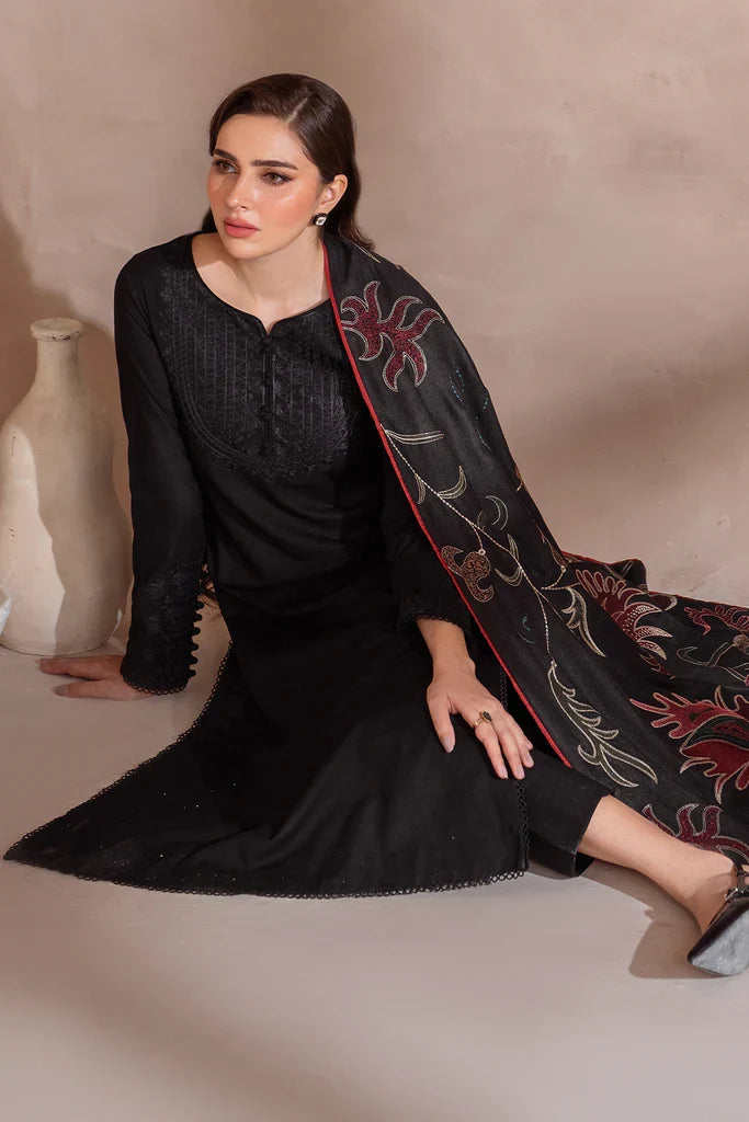 IZNIK-3PC LAWN EMBROIDERED SHIRT WITH LAWN EMBROIDERED DUPATTA & TROUSER-BIC-3618