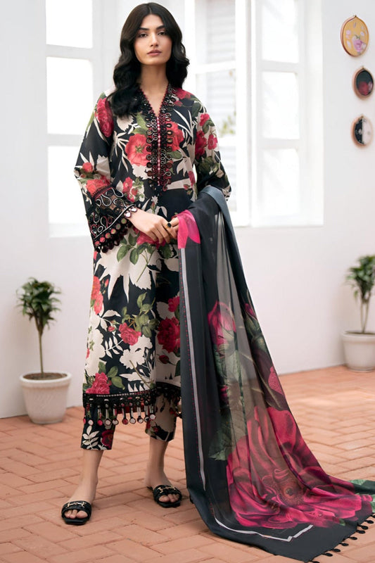 Digital Printed Khaddar Suit 3pc with Khaddar Digital Printed Dupatta