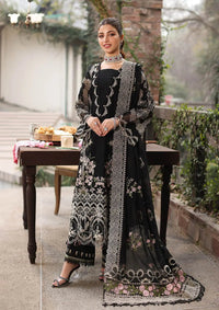 ASIM JOFA-3PC LAWN EMBROIDERED SHIRT WITH CHIFFON EMBROIDERED DUPATTA AND TROUSER -BIC-4633
