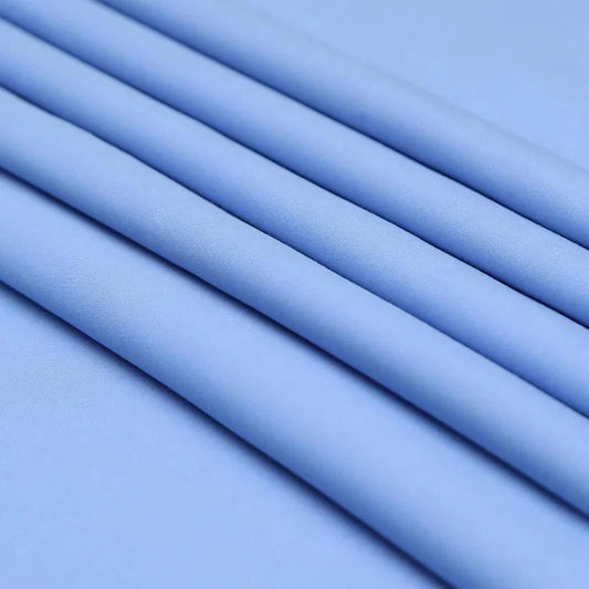 Sky Blue Wash N Wear Fabric