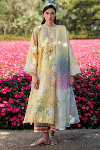 SR-JZ205 Unstitched Digital Printed Lawn Suit 3pc With Digital Printed Lawn Dupatta