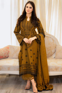 SR-MB100 Unstitched Fully Embroidered Lawn Suit With Embroidered Lawn Dupatta