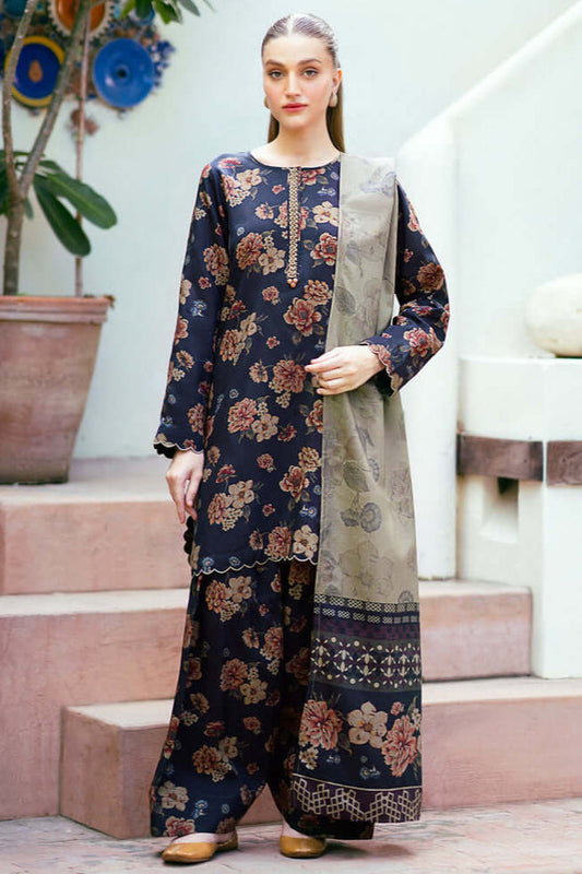 Digital Printed Lawn Suit 3pc With Lawn Digital Printed Dupatta