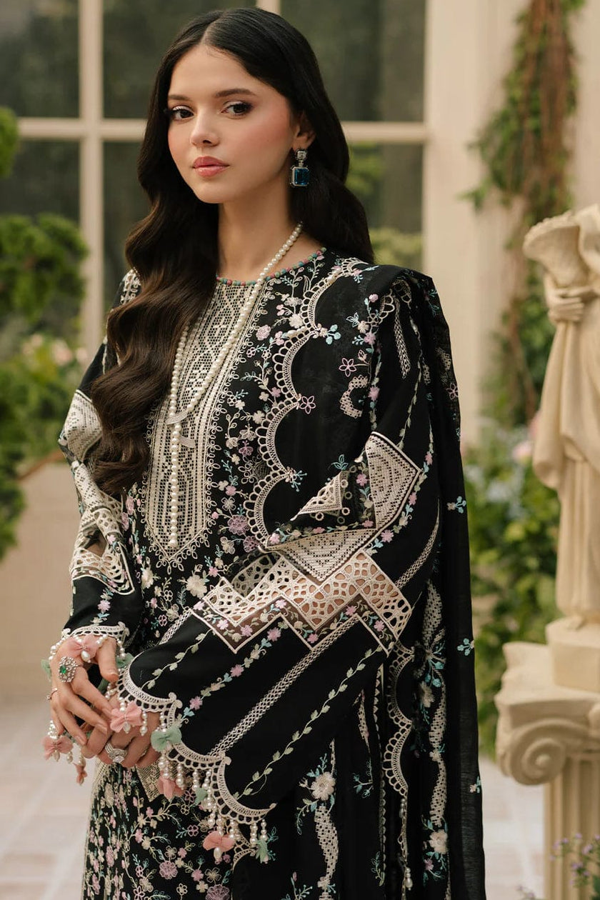 Highly Recommended SR-BIL08 Dhanak Embroidered 3pc Suit With Embroidered Dhanak Shawl