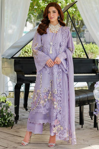 SR-EL2715 Lawn Unstitched Embroidered 3pc Suit With Cotton Net Embroidered Dupatta