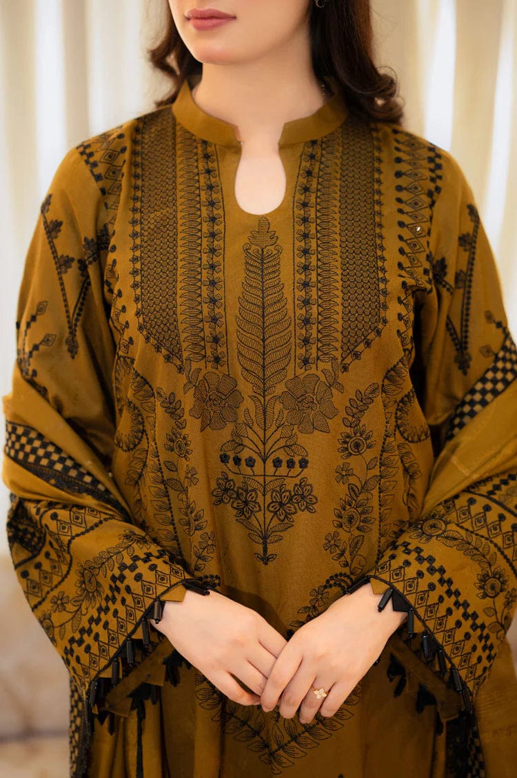 SR-MB100 Unstitched Fully Embroidered Lawn Suit With Embroidered Lawn Dupatta
