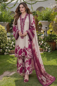 SR-AD476 Unstitched Digital Printed Lawn Suit 3pc With Digital Printed Lawn Dupatta