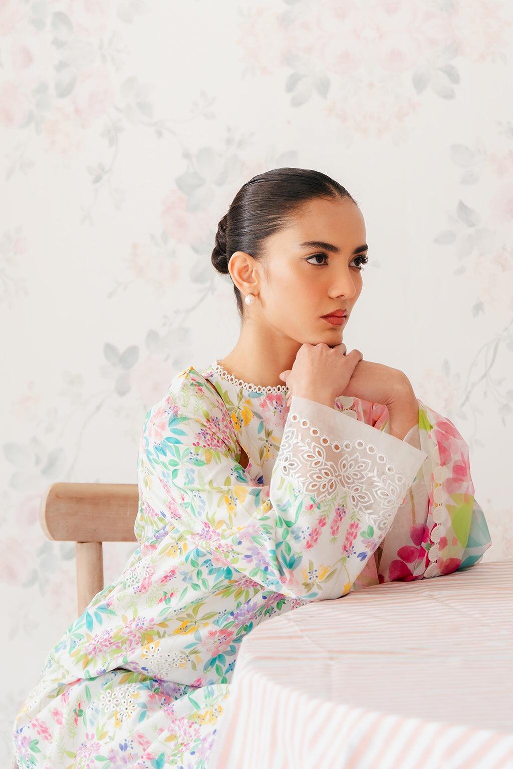 SR-AF70 Digital Printed Khaddar Suit 3pc with Khaddar Digital Printed Dupatta