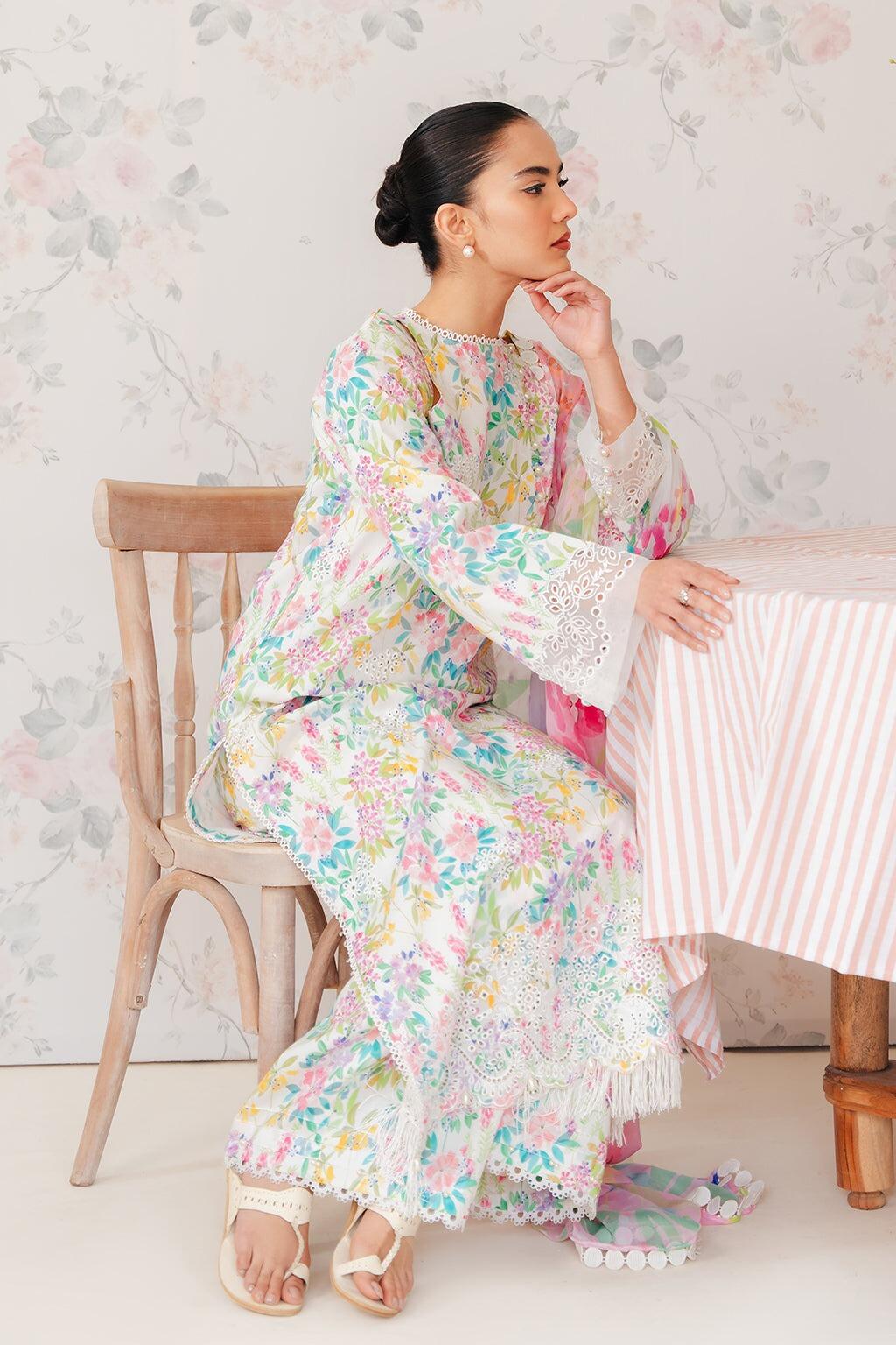 SR-AF70 Digital Printed Khaddar Suit 3pc with Khaddar Digital Printed Dupatta
