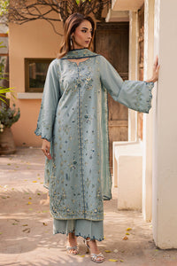 BATIK-3PC LAWN EMBROIDERED SHIRT WITH KHADDI NET EMB DUPATTA AND TROUSER-BIC-4750